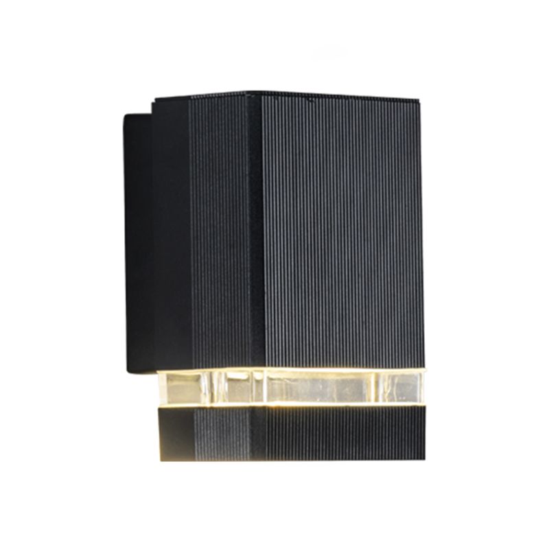 Multi -Lichter Geometrische Metallwandlicht leuchtet moderne Wandhalterung Leuchte in Schwarz