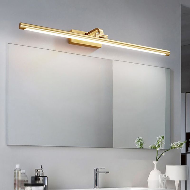 American Style Brass Vanity Light Strip 1 Light LED Mirror Light pour la salle de bain