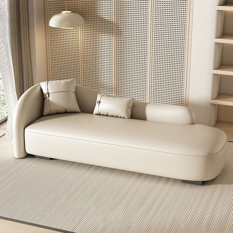 Scandinavian Upholstered Chaise Lounge Couch Leather Chaise Lounge Chair