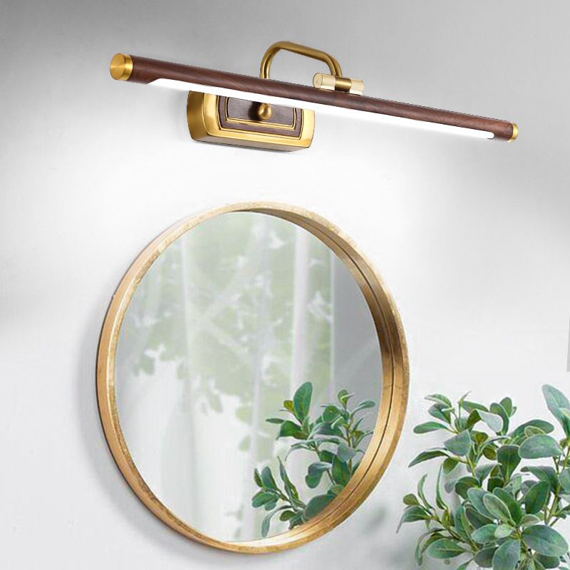 Postmodern Strip Shape Vanity Light with Acrylic Shade for Shower Room