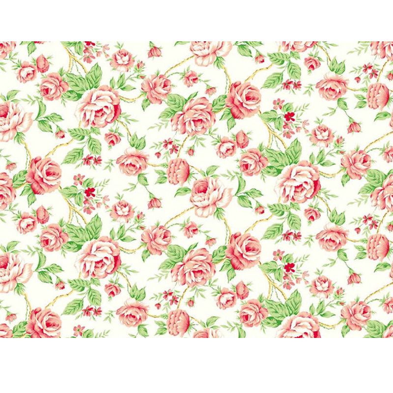 Autocollant Mural au Design Floral vif, décoration murale moderne en matériau non tissé de couleur claire