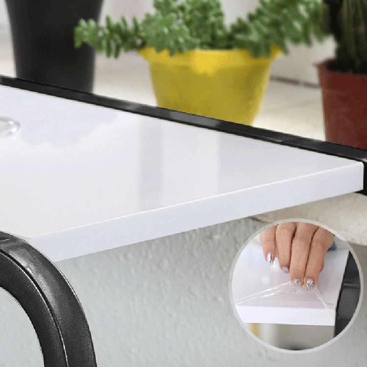 Modern Bar Dining Table Rectangle Indoor Bar Stool Table with Footrest