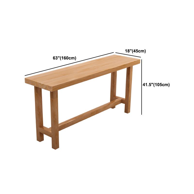 Modern 1/2/6/11 Pieces Bar Table Set Rectangle Bar Table with Wooden High Stools for Home