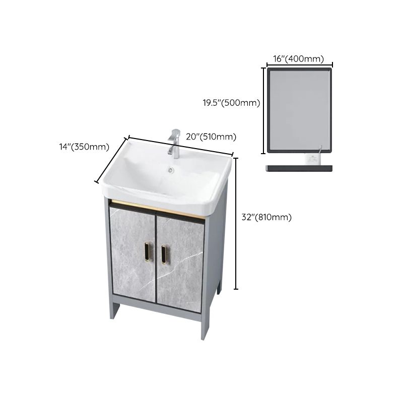 Modern Bathroom Sink Vanity Freestanding Faucet Included Bathroom Vanity Set