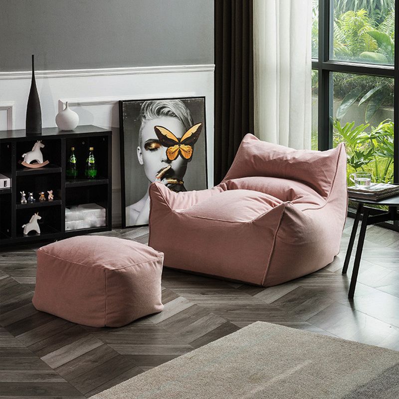 Arms Included Velvet Armchair with Sewn Pillow Back, 35.43" W √ó 39.37" L √ó 25.59" H