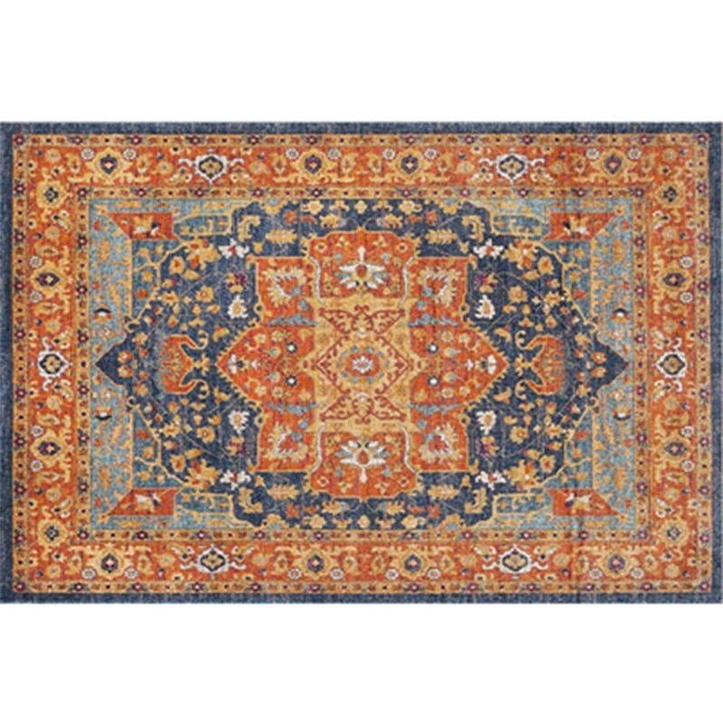 Tapis intérieur à fleur perse