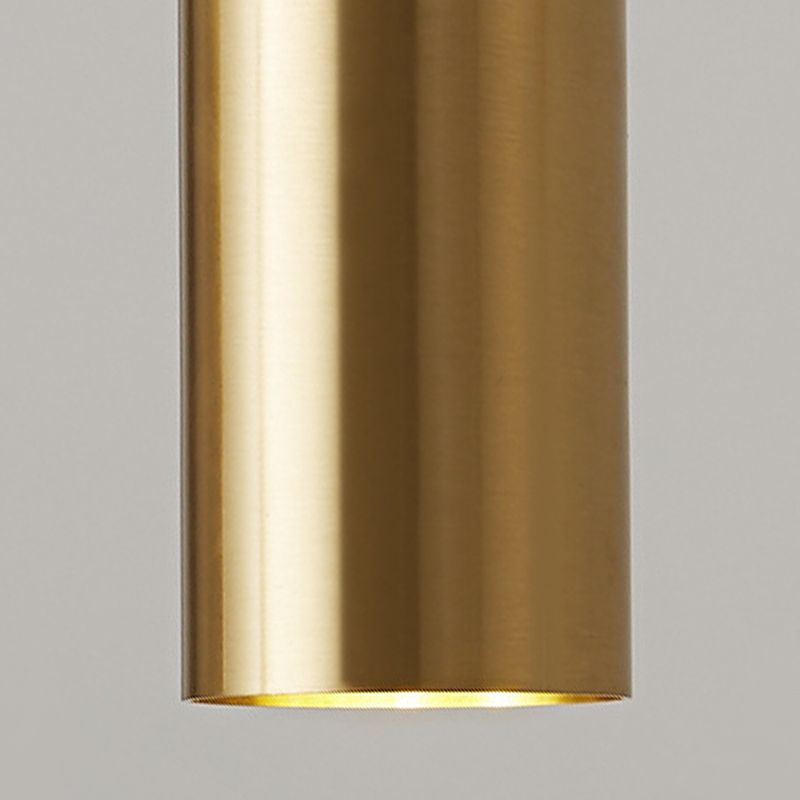 Modern Dining Chandelier Light Cylindrical Shade Pendant Light Fixture for Dining Room