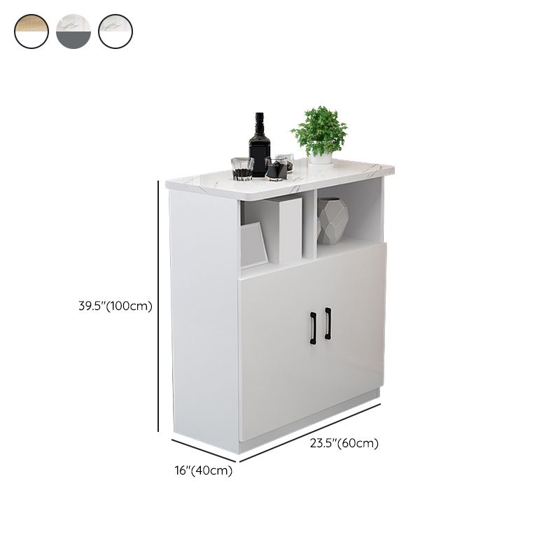 Rectangle Bar Table Wood Dining Table for Kitchen Living Room