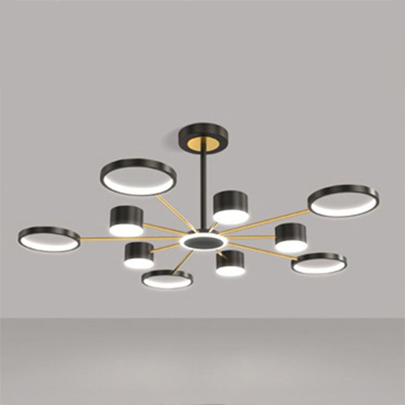 Multi Light Unique Branch Hanging Lights Modern Style Metal Hanging Lighting for House