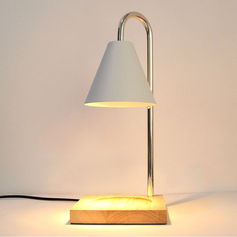 Metalen boog tafellamp moderne stijl kleurrijke single light tafel licht voor slaapkamer