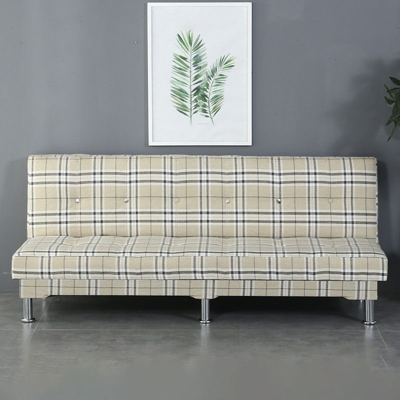 Contemporary Armless Sofa Convertible Sofa, 70.86" L x 23.62" W x 27.55" H