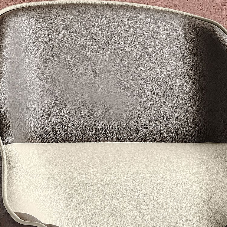 Brasserie Contemporary Faux Leather Dining Chair Parsons Chair in Matte Finish