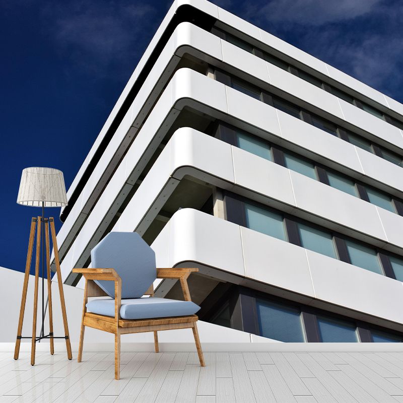 Construction Mural Wallpaper Decorative Mildew Resistant Home Decor