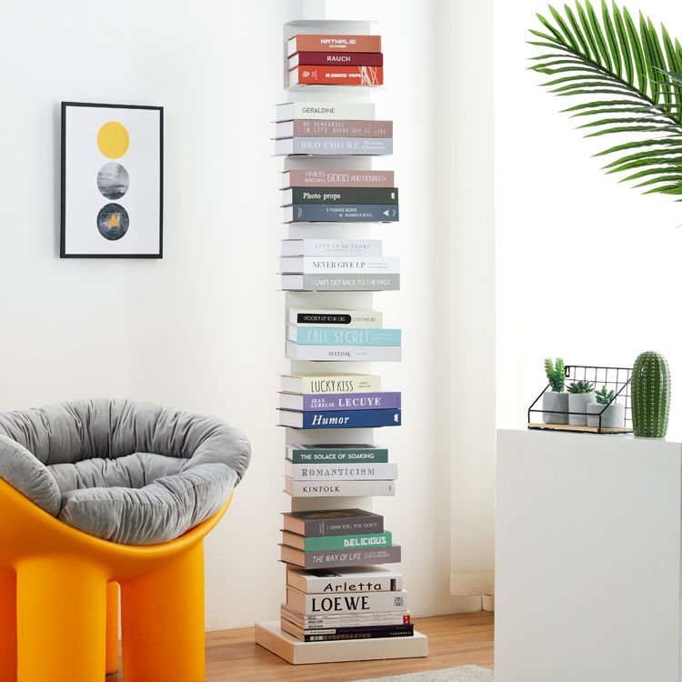 13.78"W  Bookshelf Contemporary Style Invisible Bookcase for Office Home
