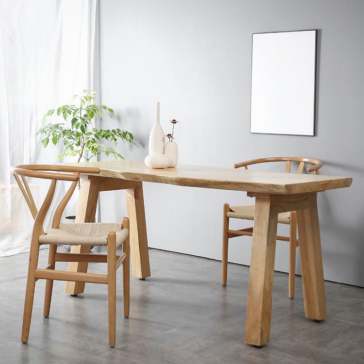 1/2/3 PCS Pine Modern Dining Ensemble avec une table de table de table rectangle