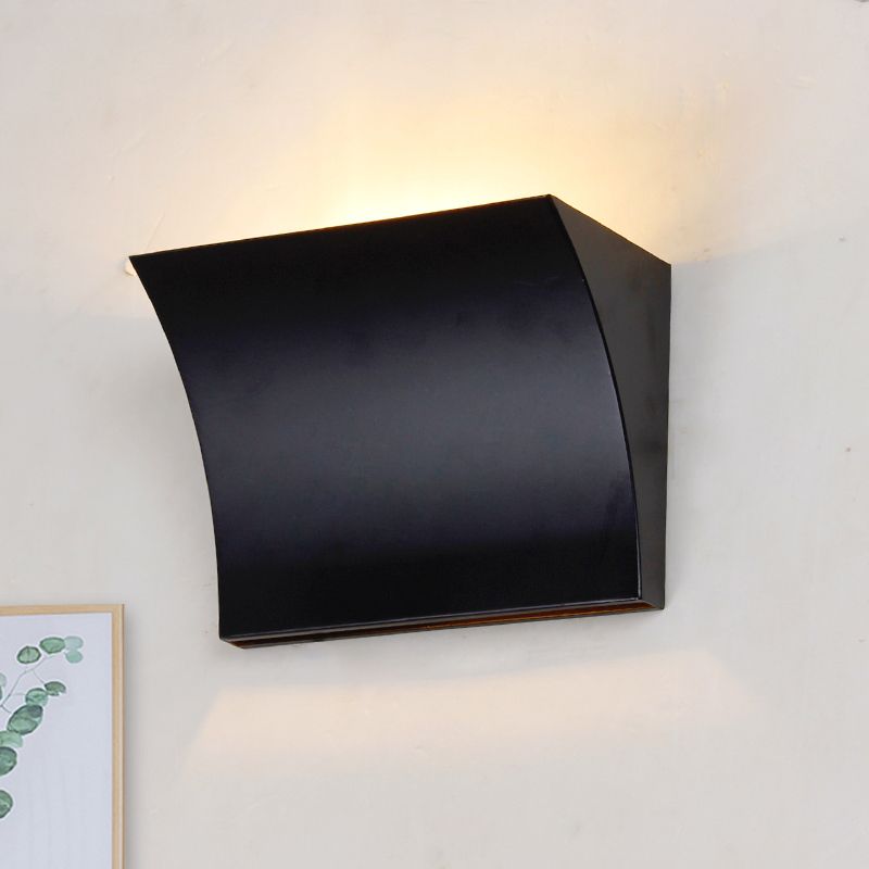 Diseño de deslizamiento de estilo simple lavadora de pared de la pared LED LEVED LIGHTA LIGHTUR en negro/plateado