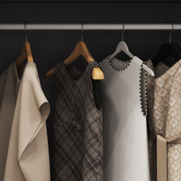 Contemporary Style Wooden Wardrobe White Colour Soft Close Door Wardrobe Closet