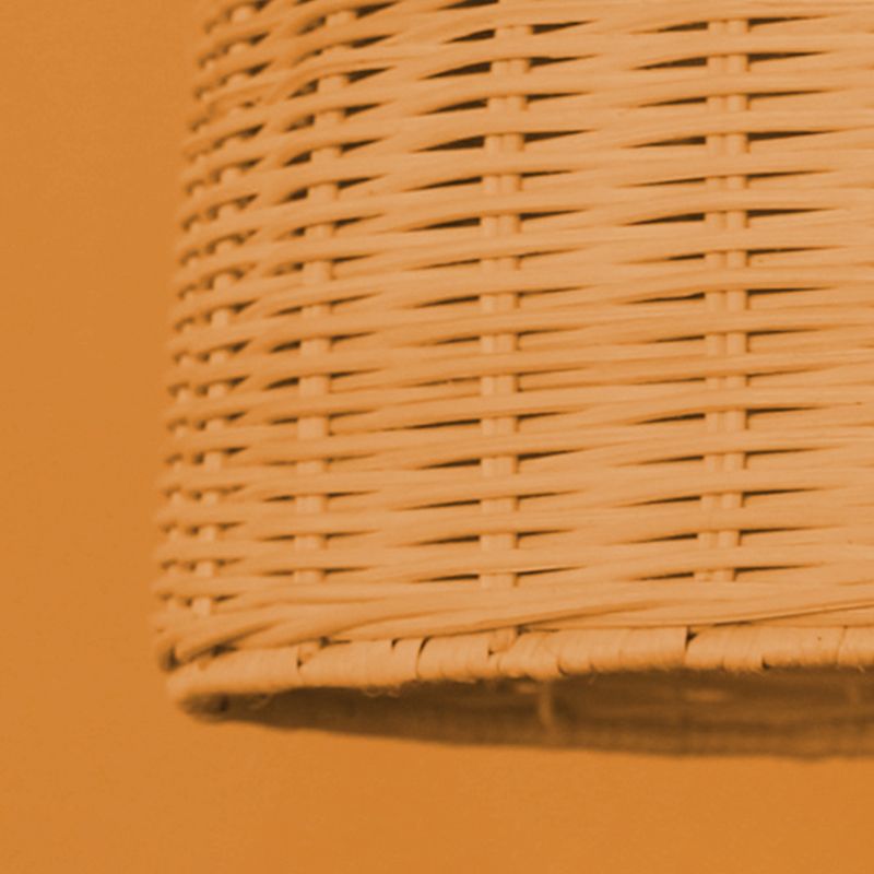 Luce a soffitto appeso Asia Rattan a 1 lutto Light Light a sospensione Luce