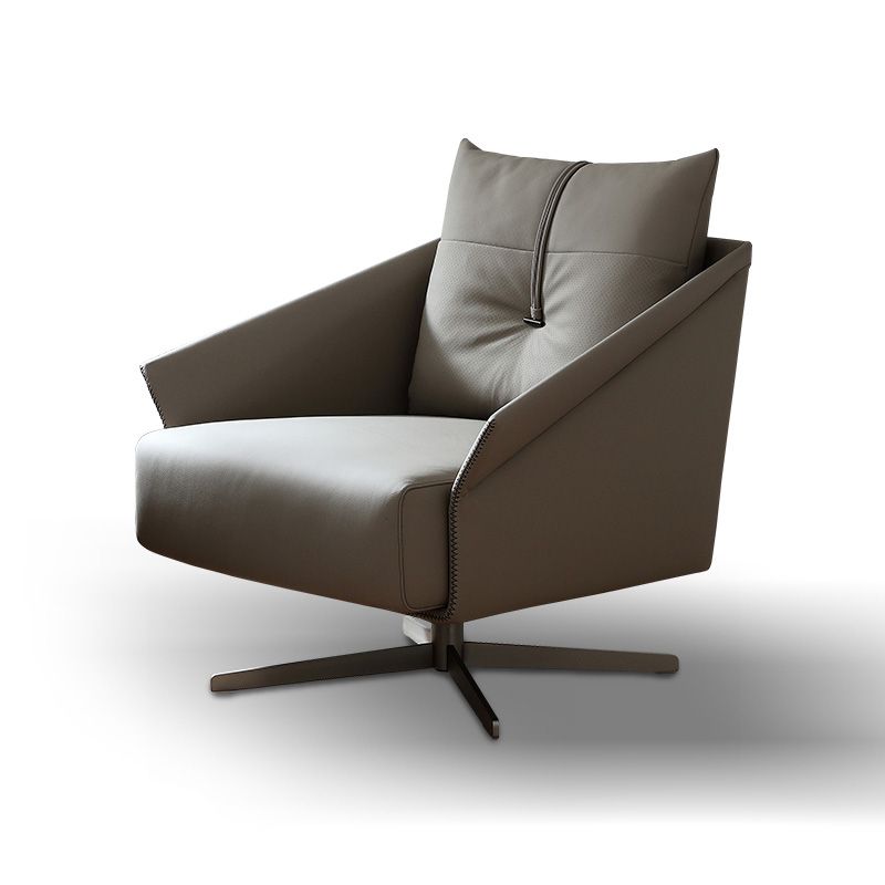 Flared Arm Chair 33.85" L x 29.92"W Swivel Chair for Living Room