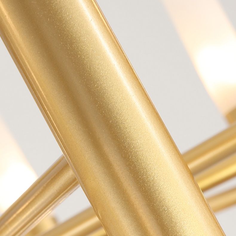 Postmoderne Chandelier Gol Suspension Pendentif Light pour le salon chambre à manger chambre