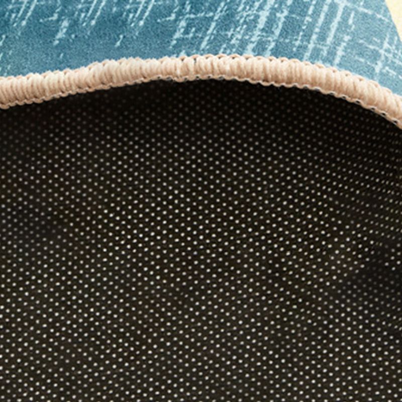 Tapis géométrique à carreaux moderne tapis intérieur du tapis de support non glissant résistant