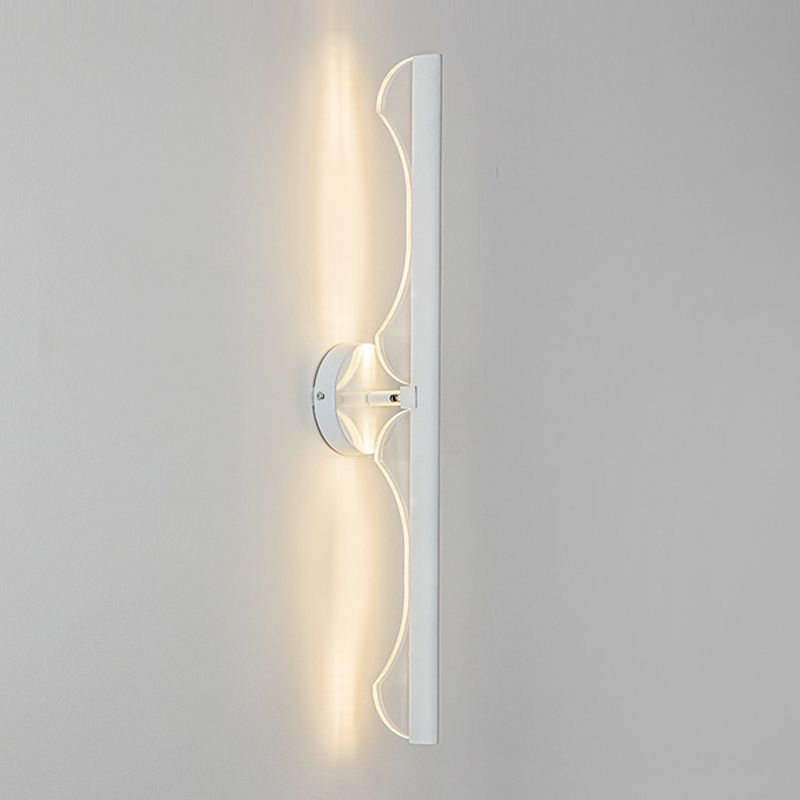 1 Light Linear Wall Mounted Lamp Contemporary Metal Wall Lighting Ideas