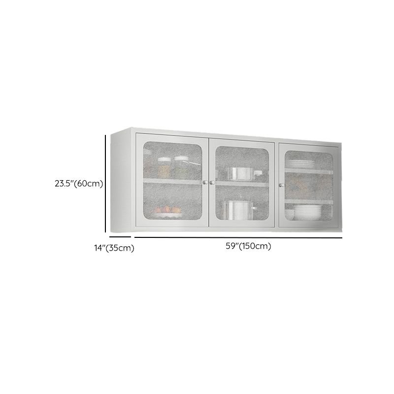 Modern Display Stand Wall Mounted Metal Storage Cabinet for Dining Roo