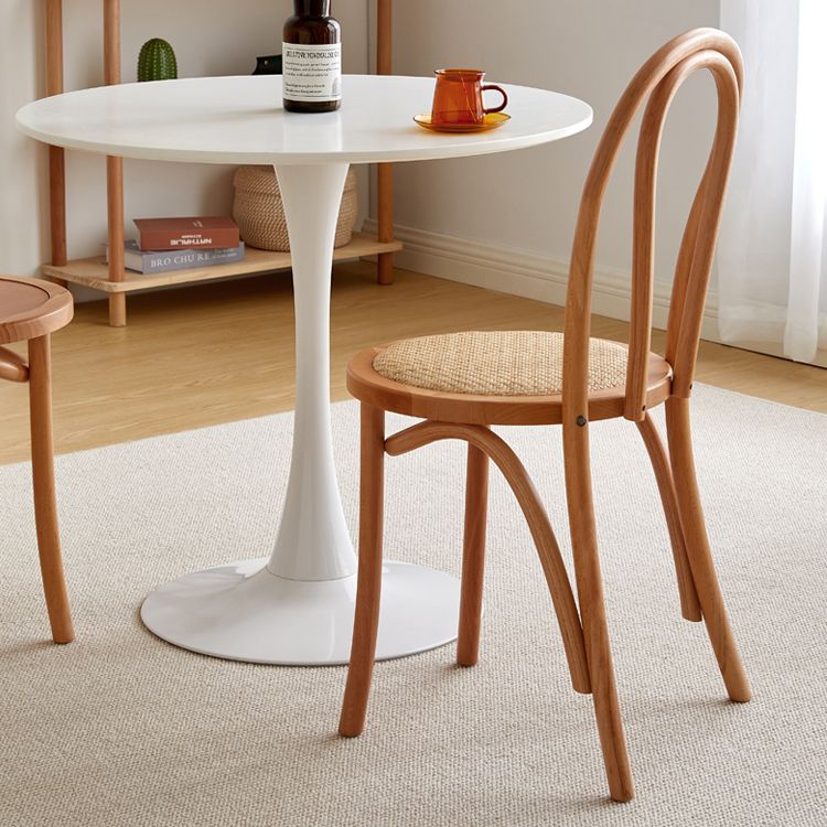 Ensemble de chaises de cuisine côté arrière Windsor en bois de hêtre de style contemporain
