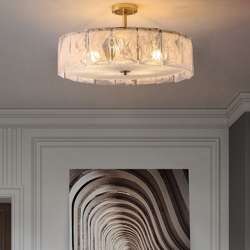 Multi -Licht zylindrische Deckenleuchte moderne Glasdecke Beleuchtung für Wohnzimmer