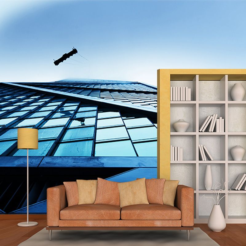 Contemporary Urban Architecture Murals for Meeting Room Decoration, Mildew Resistant