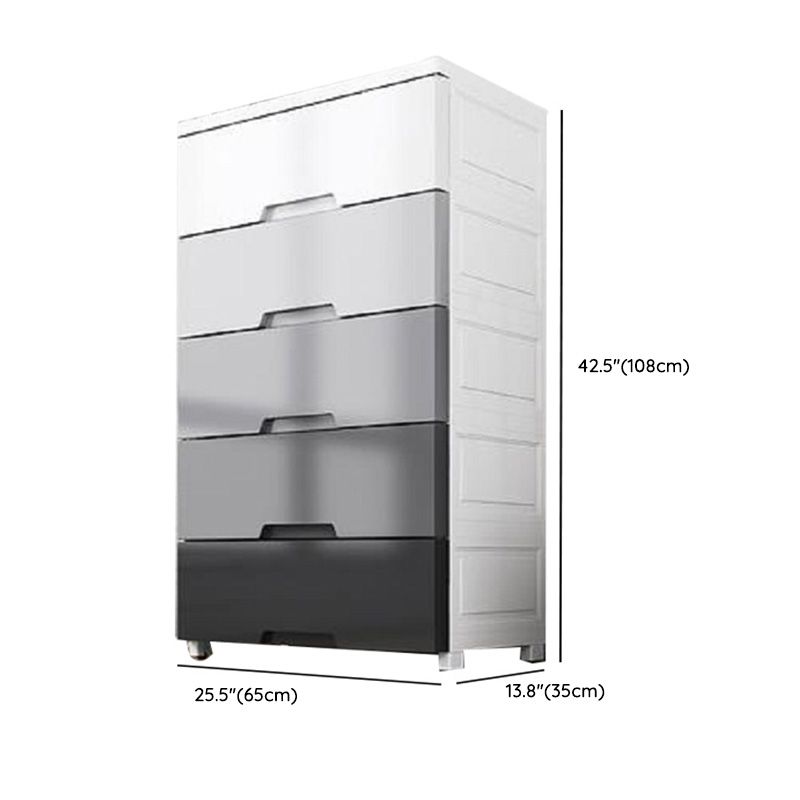 Rectangular Plastic Storage Cabinet Teen Style Simple Bedroom Wardrobe