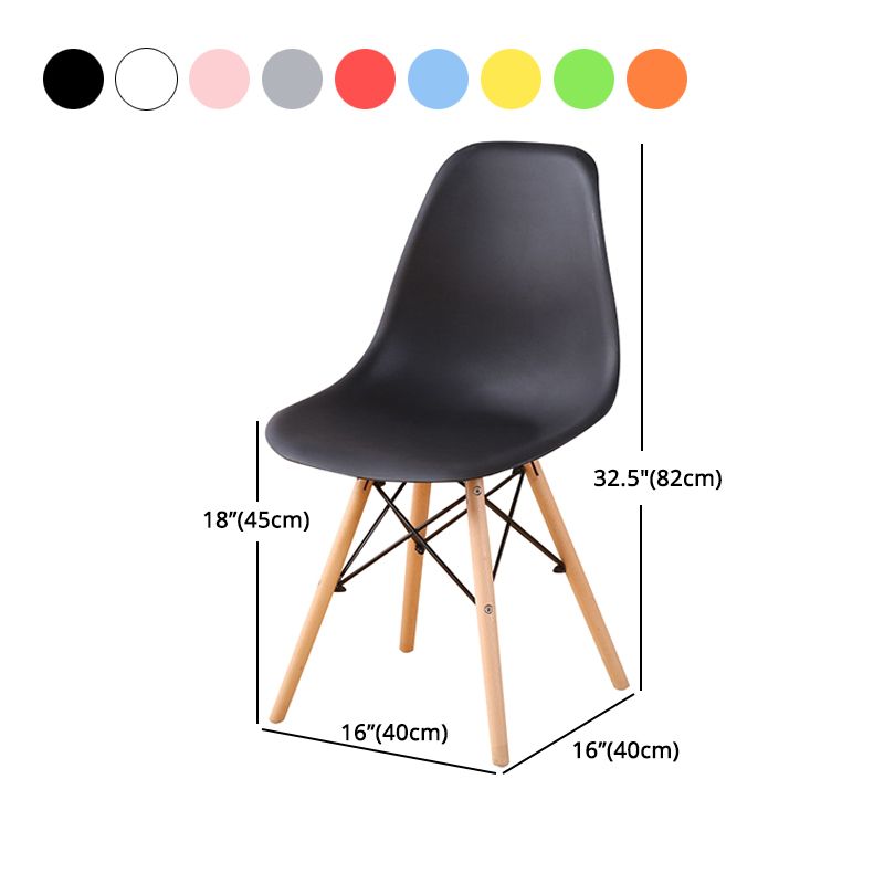 Chaise de salle de cuisine en bois industriel en bois