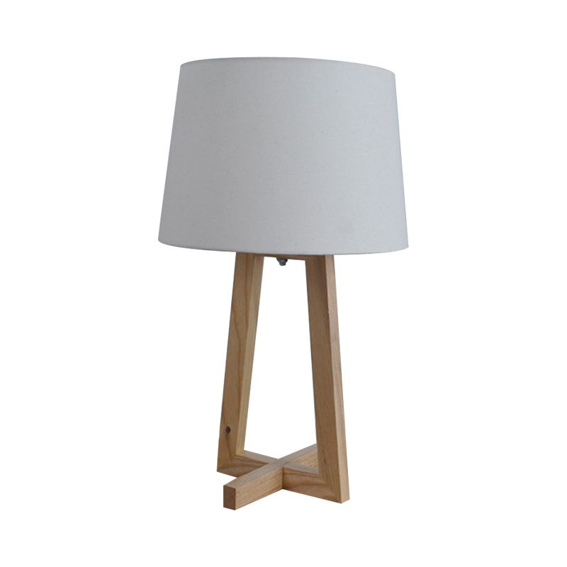 Tavolino da tavolo da tavolino minimalismo tessuto a 1 testa in legno a 2 zampe da comodino per la sala per bambini
