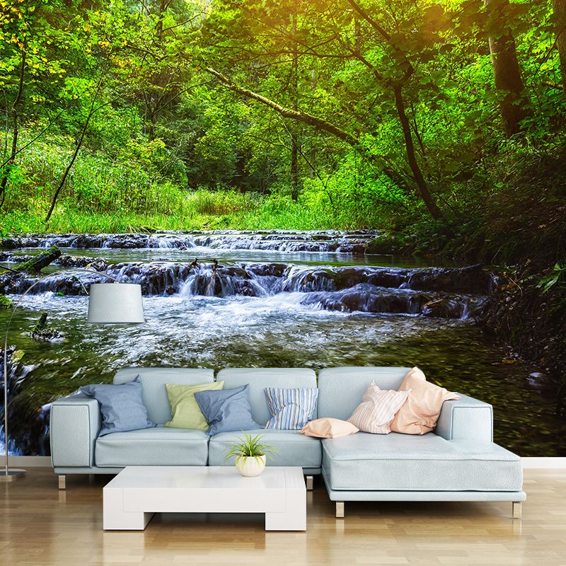 Natural Landscape Wall Mural Contemporary Living Room Wall Art for Decoration