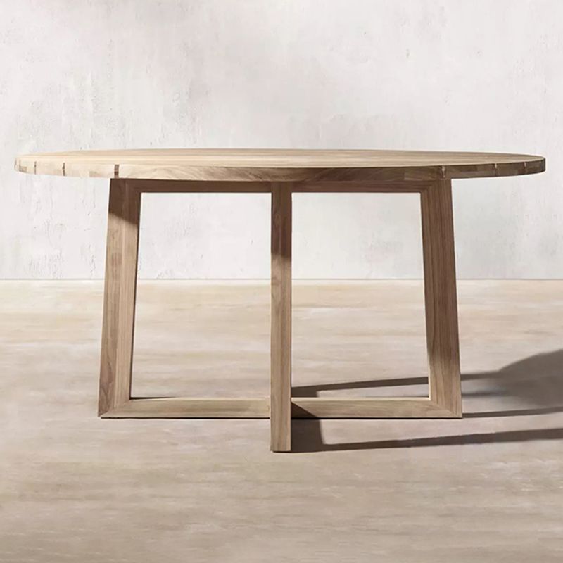 Modern Style Dining Set 1/5/7 Pcs Wood Frame Patio Dining Table and Chairs