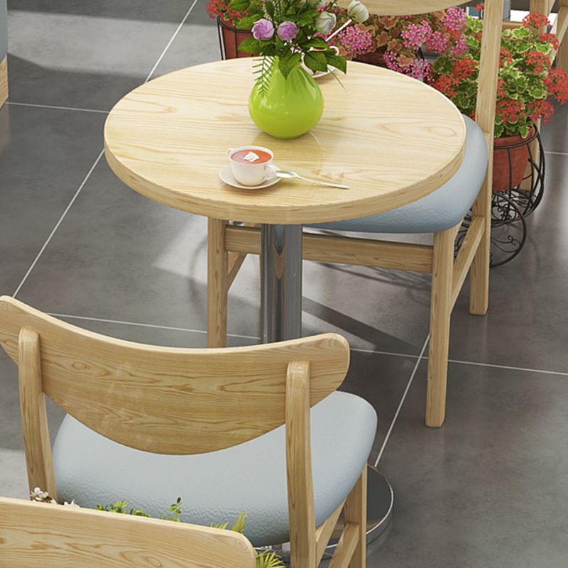 Table à manger de style industriel maison de cuisine meubles avec base en métal