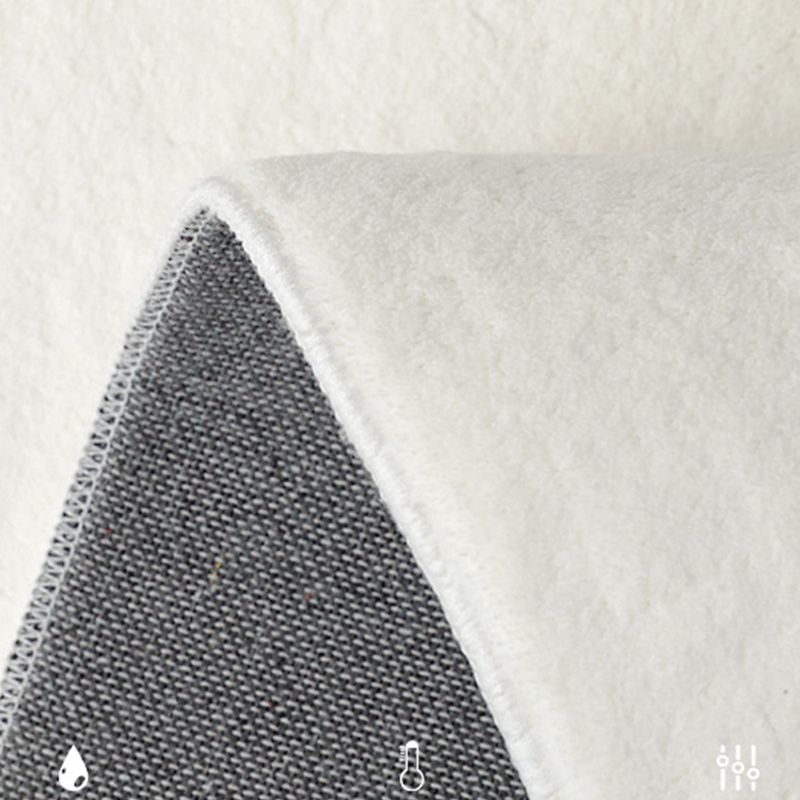 Modern Abstract Print Area Tapijt Wit Polyester Area Tapijt Non-slip achterste Tapijt voor thuisdecoratie