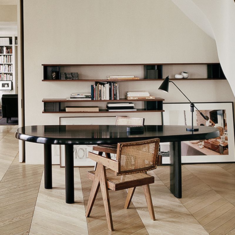 Modern Gray Wood Counter Table Specialty Dining Table for Kitchen