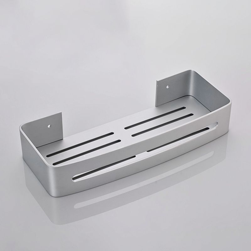 Silver Bathroom Accessory Set Modern Anti-rust 1/2/3 - Piece Bath Shelf