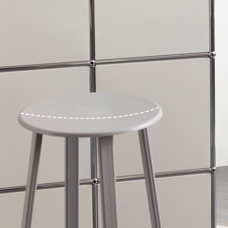 Contemporary Indoor Bar Stool Swivel Bar Stool with Footrest