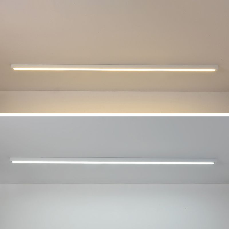 Linear Surface Mounted Lamp Nordic Acrylic Living Room LED Flush Ceiling Light