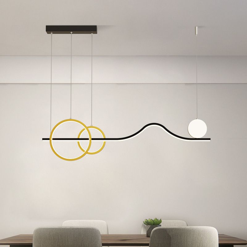 Modern Hanging Ceiling Light 4 Light Pendant Lighting Fixtures for Dining Room