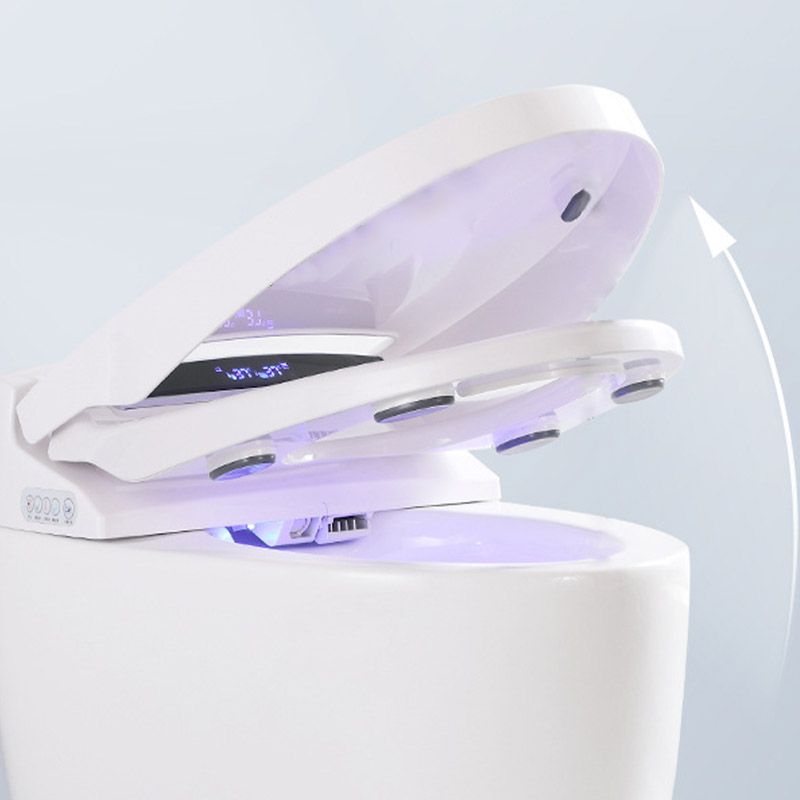 Contemporary One-Piece Toilet Bowl Floor Mounted White Urine Toilet for Washroom