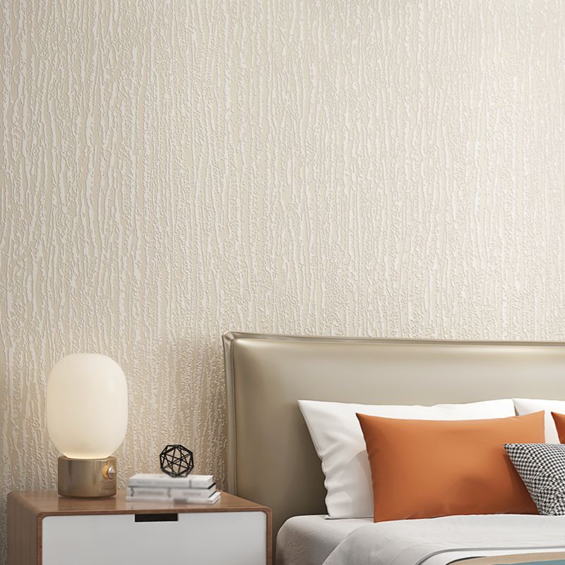 Simple Textured Pattern Wallpaper Soft Color Temporary Wall Covering for Living Room
