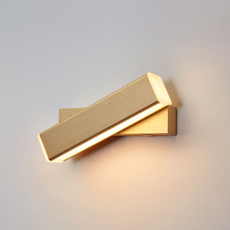 Moderner Stil quadratischer Schatten Wandleuchte Metal 1 Leichte Wandmontage Beleuchtung