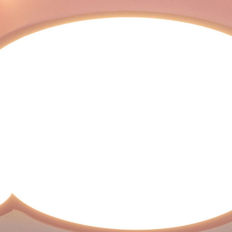 Nordic Style Flush Mount Cloud Metal LED Ceiling Light Fixture for Bedroom