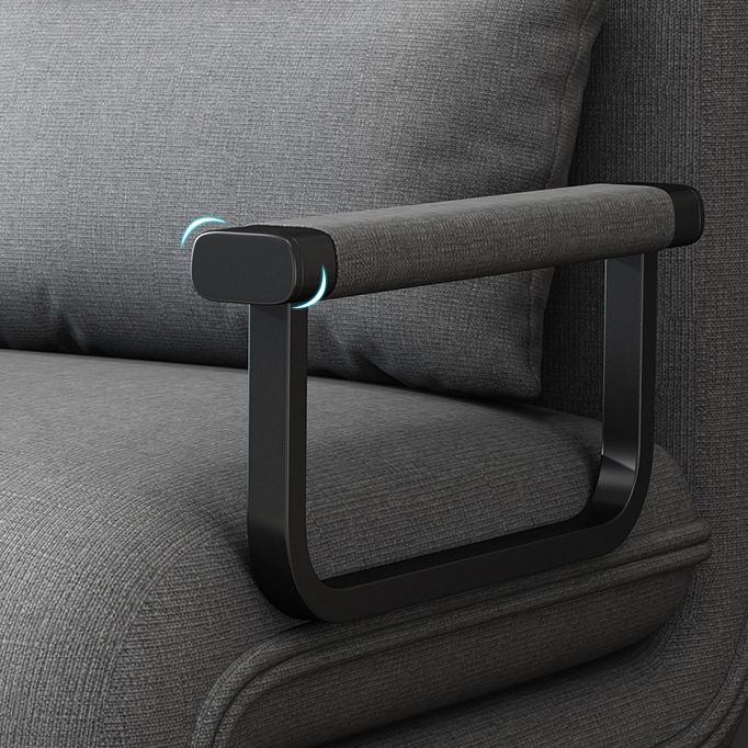 Scandinavian Pillow Included Futon Frame Square Arms Convertible Sofas