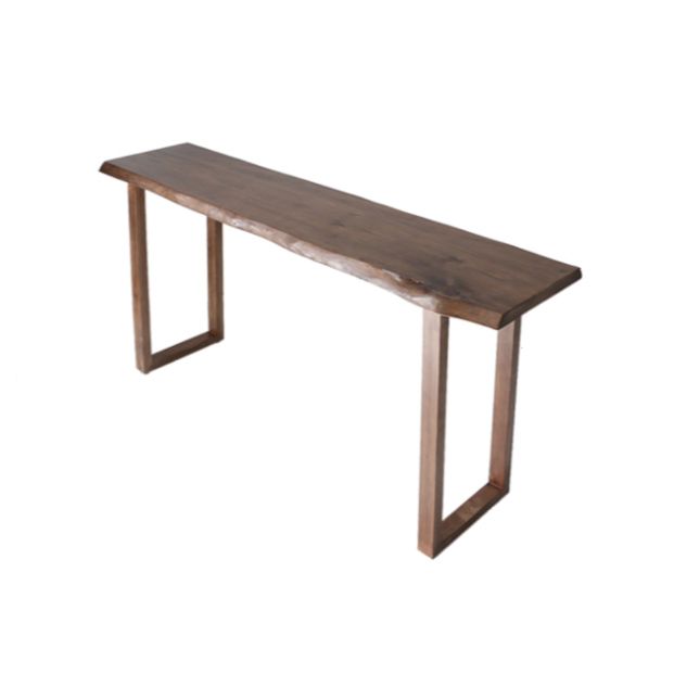 Luxury Rectangle Solid Wood Bar Table Set 1/4/5 Pieces Counter Table with Backless Stools