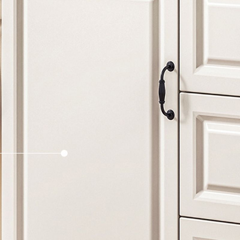 Modern Side Cabinet with Wooden Legs and Storage Drawers Cabinet