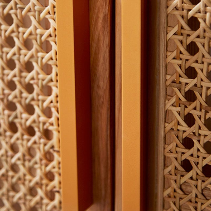 Modern Style Wardrobe Cabinet Solid Wood Wardrobe Armoire with Shelves